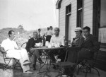 Pedro (in het wit) zomer 1938 Ameland
